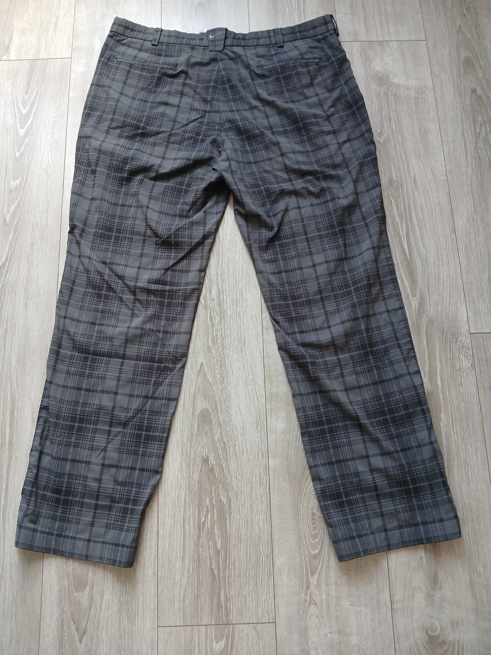 Nike Golf Tour Performance Dri-Fit Pants Men's Size 38 X 32 Gray Plaid - Picture 8 of 13